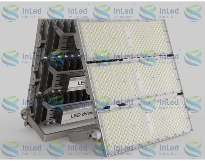 Светодиодный прожектор In Led GL-FL-93C 600W CRI70 IP67 (85-265VAC)