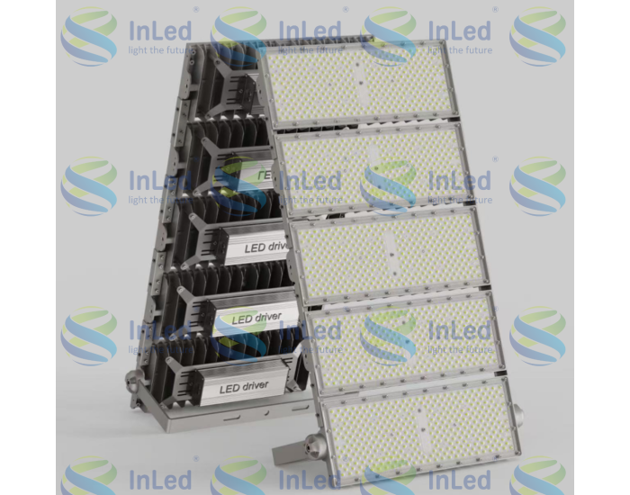 Светодиодный прожектор In Led GL-FL-93D 1250W CRI70 IP67 (85-265VAC)