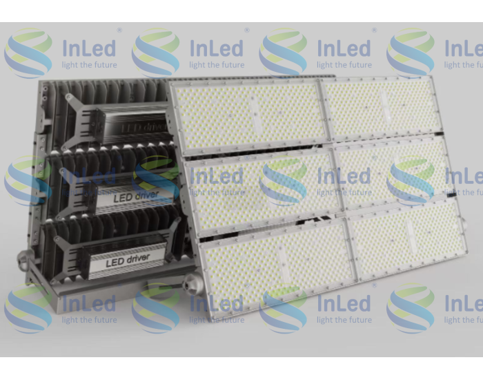 Светодиодный прожектор In Led GL-FL-93D 1500W CRI70 IP67 (85-265VAC)