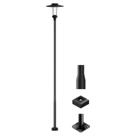 Осветительный комплекс In Led Park GL-41(1) (1-89/3-76-250- 1,5; RAL9005) 55W CRI80 IP66 (90-305V AC) 4000K