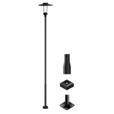 Осветительный комплекс In Led Park GL-41(1) (1-89/3-76-250- 1,5; RAL9005) 55W CRI80 IP66 (90-305V AC) 4000K