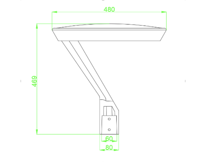 Светильник парковый In Led Park-GL-16 СRI80 IP66 40W (85-265VAC)