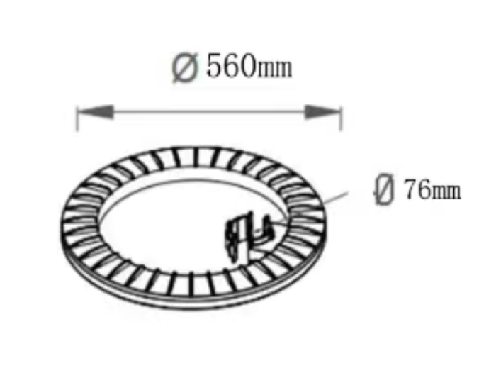 Светильник парковый In Led Park-GL-57 СRI80 IP66 30/40W (85-265VAC)