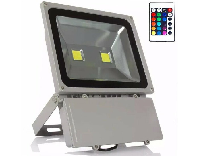 Светодиодный прожектор In Led cob rgb 100w 220v, шт