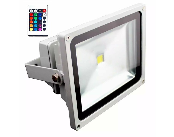 Светодиодный прожектор In Led cob rgb  50w 220v, шт