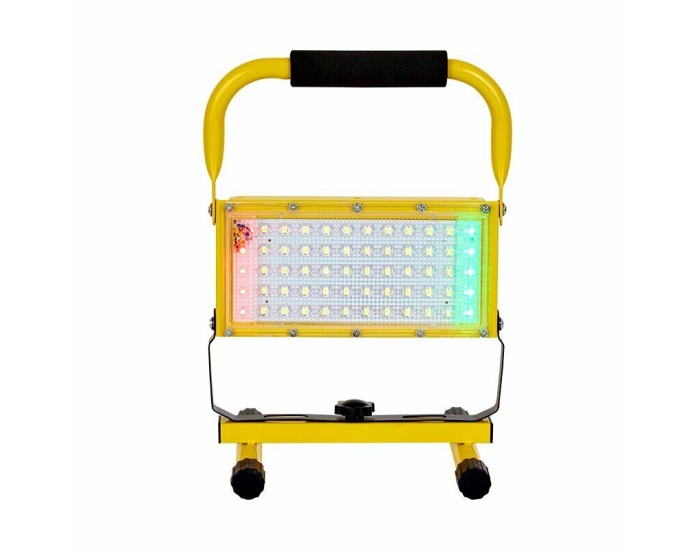 Светодиодный прожектор переносной аккумуляторный In Led CFL FL SMD 100W (5800-6500 К), шт