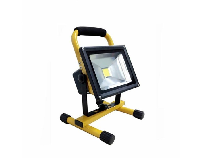 Светодиодный прожектор переносной аккумуляторный In Led-Free light COB  20W (4000-5500 К), шт