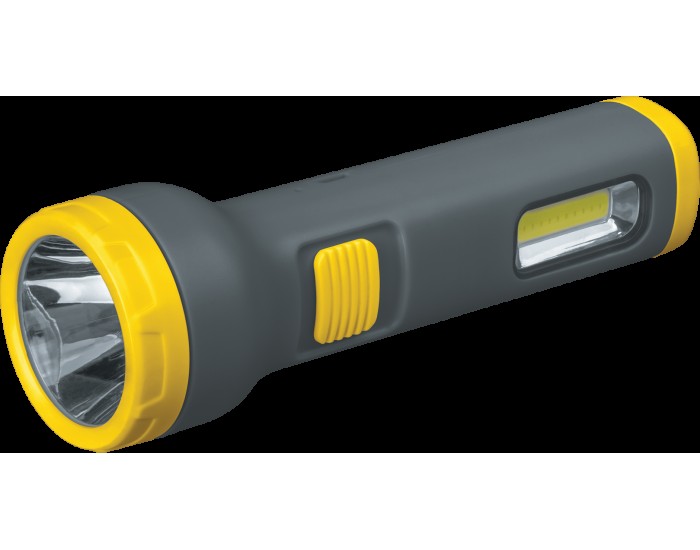 Фонарь Navigator 14 035 NPT-CP21-ACCU Пласт.1LED 1Вт+1COB 1Вт, акк.3.7В,1200 мАч