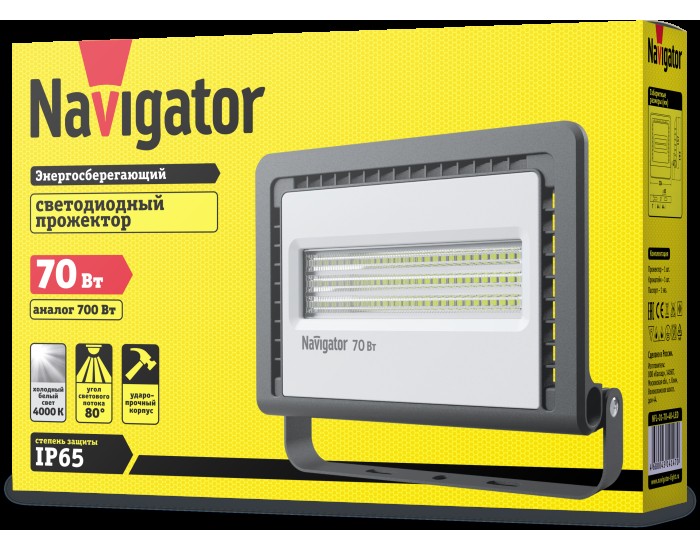 Светильник Navigator 14 147 NFL-01-70-4K-LED