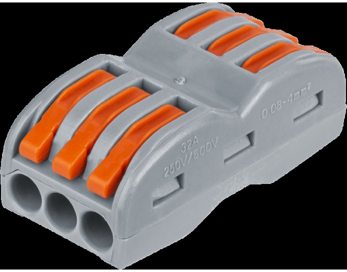 Клеммы монтажные Navigator 14 220 NTC-R-3x3-6-50 (50 шт/упак)