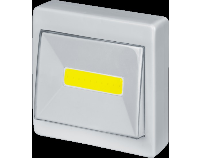 Фонарь Navigator 14 231 NPT-PL03-3AAA Пласт.пушлайт 1COB LEDx3Вт,1реж.