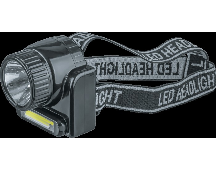 Фонарь Navigator 14 486 NPT-H20-ACCUналоб.1COB LED 3Вт+1LED 3Вт,Lead-acid 0,5 Ач