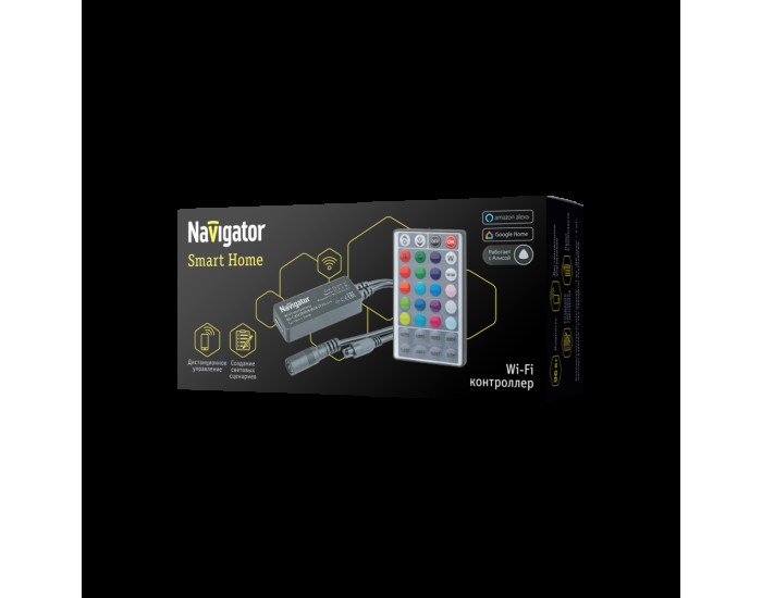 Контроллер Navigator 14 503 ND-CWIFIRGBW96IR-IP20-12V