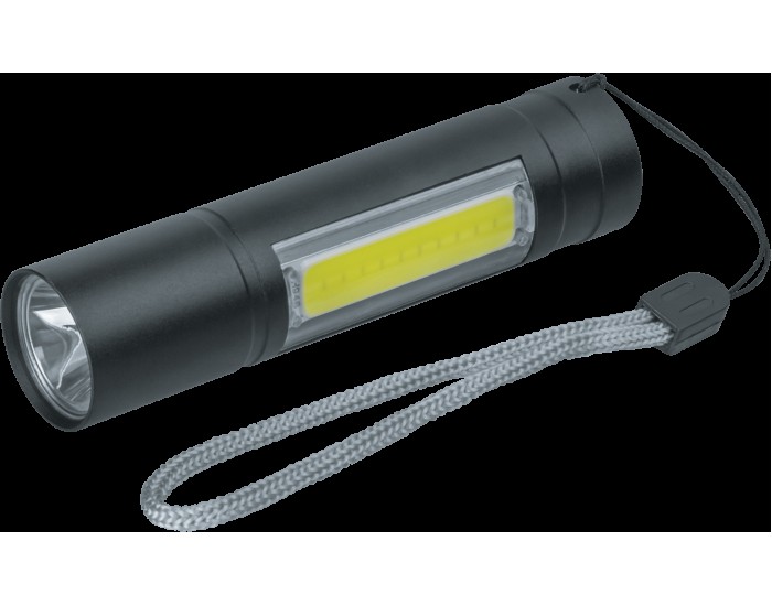 Фонарь Navigator 14 662 NPT-KC06-ACCU брелок.алюм.1LED(1Вт)+1СOB LED(3Вт),3 реж