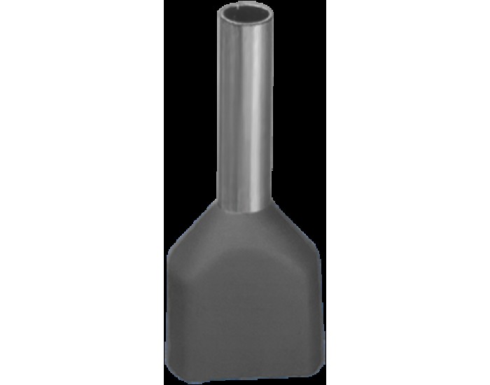 Наконечник Navigator 61 038 NET-E2-0.75-8-B50 НШВИ2, сер.2 провода (50шт/упак)