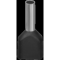 Наконечник Navigator 61 040 NET-E2-1.5-8-B50 НШВИ2, черн.2 провода (50шт/упак)