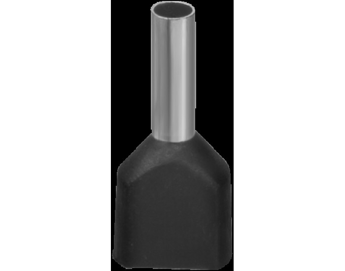 Наконечник Navigator 61 040 NET-E2-1.5-8-B50 НШВИ2, черн.2 провода (50шт/упак)