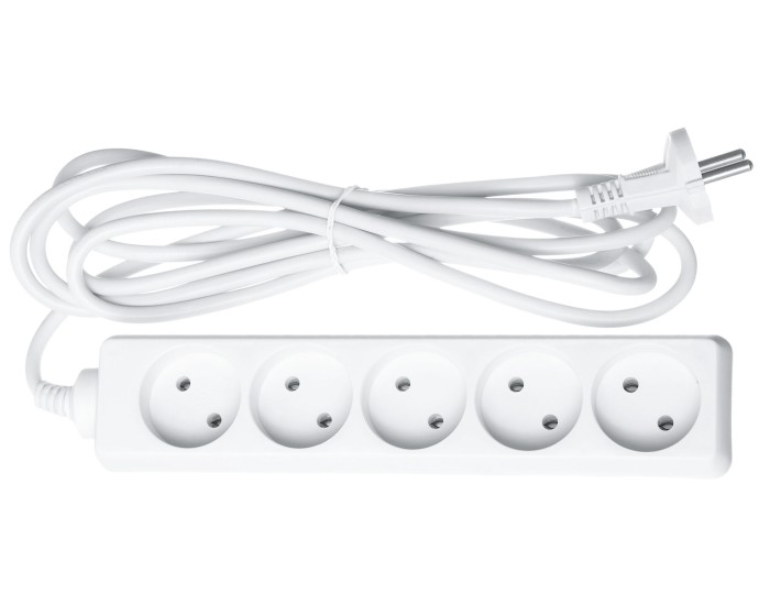 Удлинитель Navigator 61 311 NPE-S-05-300-X-2x1 б/з 5 гн. 3м