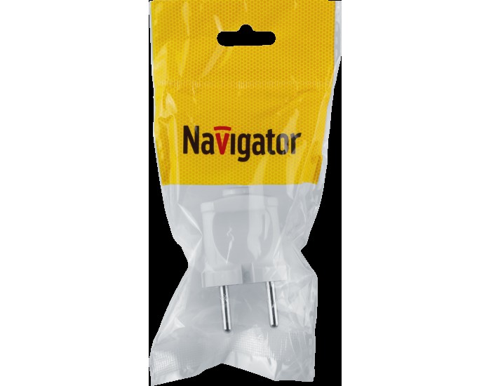 Вилка Navigator 61 358 NCA-PL01-6A-X-WH прямая б/з белая