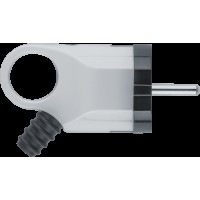 Вилка Navigator 61 361 NCA-PL03-16A-E-WH угловая с/з белая