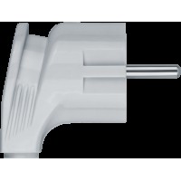 Вилка Navigator 61 362 NCA-PL04-16A-E-WH угловая с/з белая