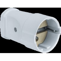 Розетка Navigator 61 366 NCA-SK01-16A-E-WH переносная с/з белая