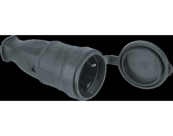 Розетка Navigator 61 369 NCA-SKR01-16A-E-IP44-BL переносная с/з черная