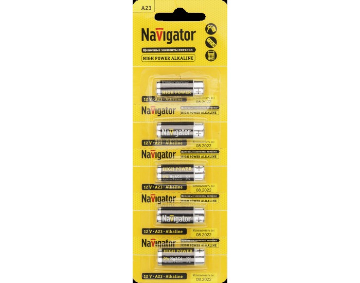 Элемент питания Navigator 61 464 NBT-NE-A23-BP5