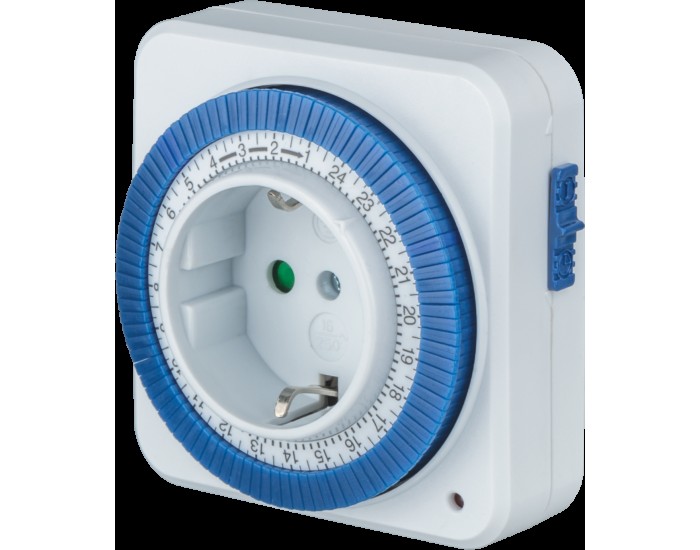 Таймер Navigator 61 558 NTR-A-S02-WH розет.электромех.