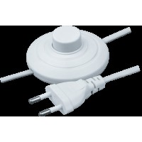 Шнур Navigator 61 600 NPS-FS01-170-2x0.5-WH 1.7м с выкл. белый