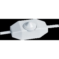 Шнур Navigator 61 602 NPS-FS02-170-2x0.5-WH 1.7 м с диммируемым выкл. белый