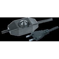Шнур Navigator 61 603 NPS-FS02-170-2x0.5-BL 1.7 м с диммируемым выкл. черный