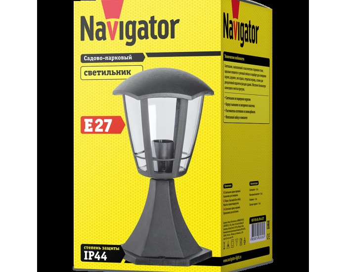 Светильник Navigator 61 616 NOF-P06-BL-IP44-E27 v2