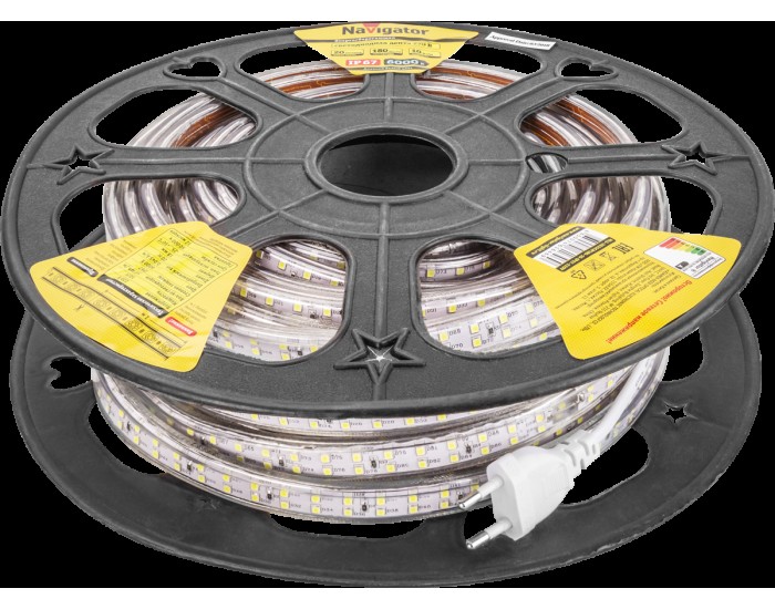 СД Лента Navigator 61 646 NLS-2835СW180-10-IP67-220V R20