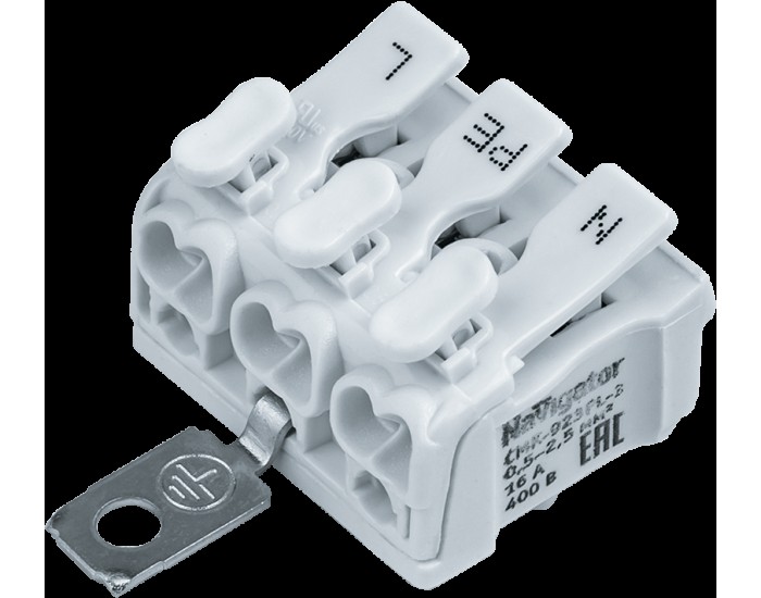 Клеммы монтажные Navigator 61 692 NTC-CMK-923PLG-3-50 (50 шт/упак)