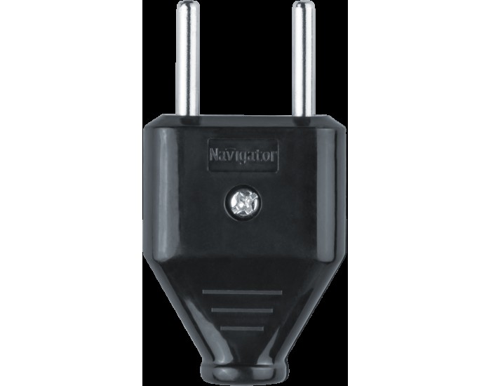 Вилка Navigator 61 714 NCA-PL07-6A-X-BL прямая б/з черная