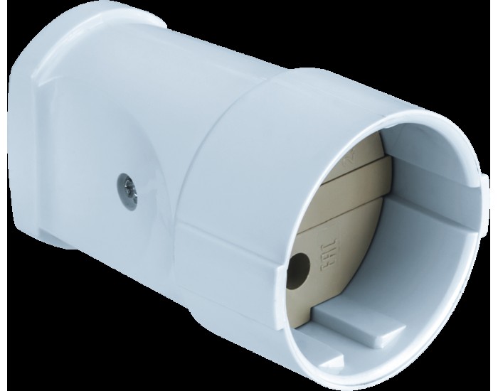 Розетка Navigator 61 716 NCA-SK01-10A-X-WH переносная б/з белая