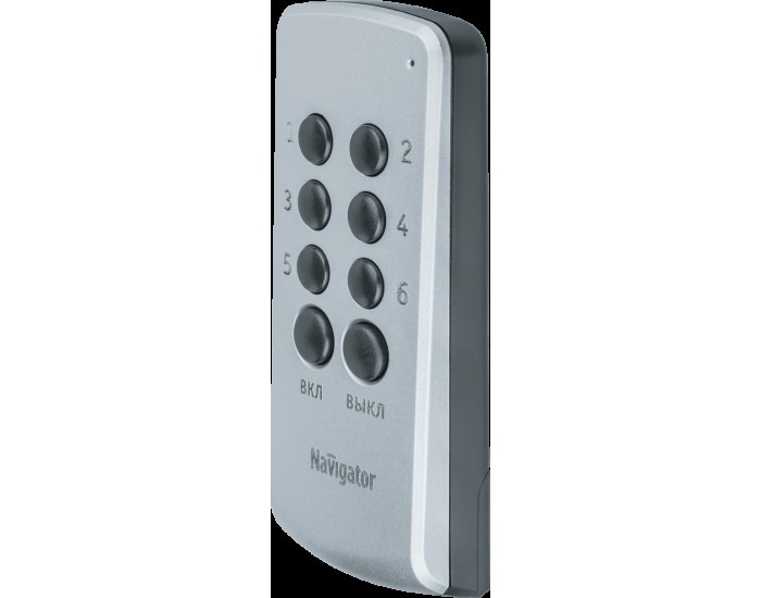 Выключатель Navigator 61 761 NRC-SW01-1V1-6 с пультом, 6 каналов, 6х1000Вт