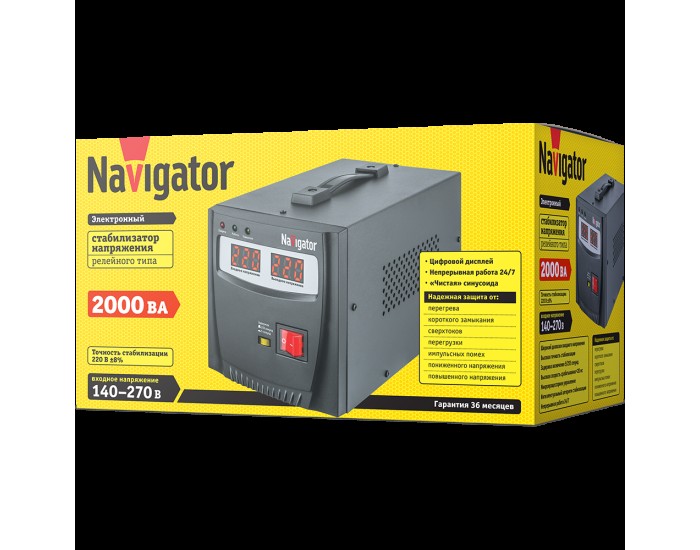 Стабилизатор напряжения Navigator 61 768 NVR-RF1-2000