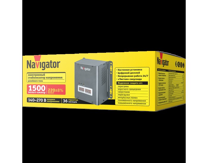 Стабилизатор напряжения Navigator 61 776 NVR-RW1-1500