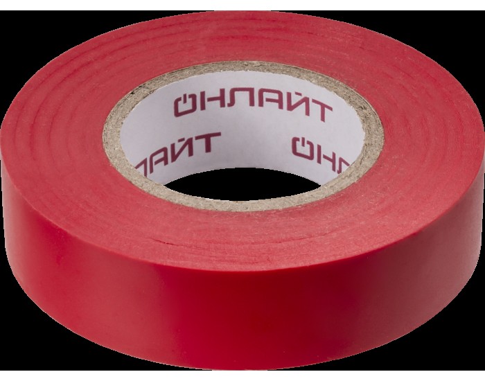 Изолента ОНЛАЙТ 61 881 OIT-B19-20/R ПВХ красная (Китай)