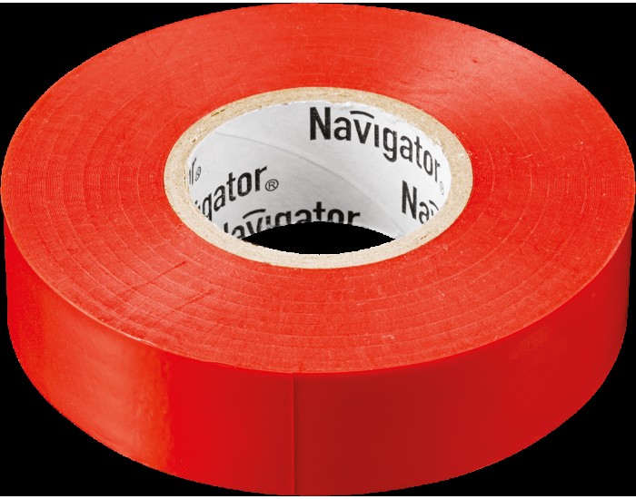 Изолента Navigator 71 104 NIT-B15-20/R красная