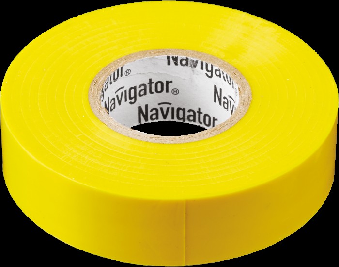 Изолента Navigator 71 112 NIT-A19-20/Y жёлтая