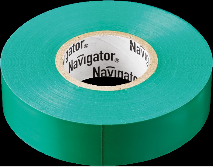 Изолента Navigator 71 232 NIT-B15-10/G зелёная