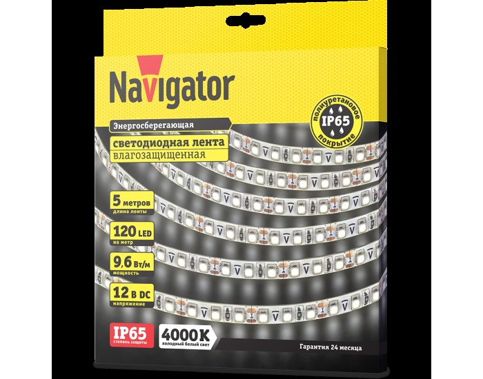 СД Лента Navigator 71 409 NLS-3528W120-9.6-IP65-12V R5