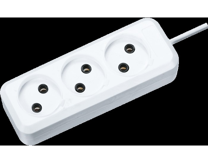 Удлинитель Navigator 71 449 NPE-S1-03-300-X-2x0.75 б/з 3 гн. ШВВП 3м