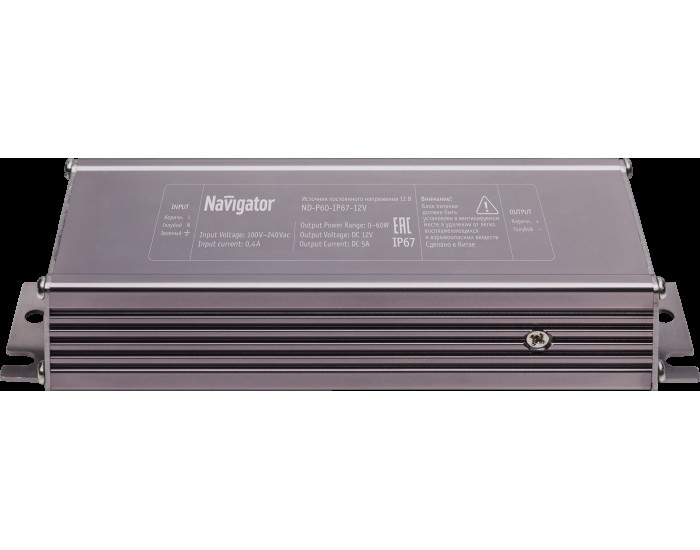 Драйвер Navigator 71 472 ND-P60-IP67-12V
