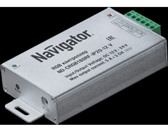 Контроллер Navigator 71 495 ND-CRGB180RF-IP20-12V