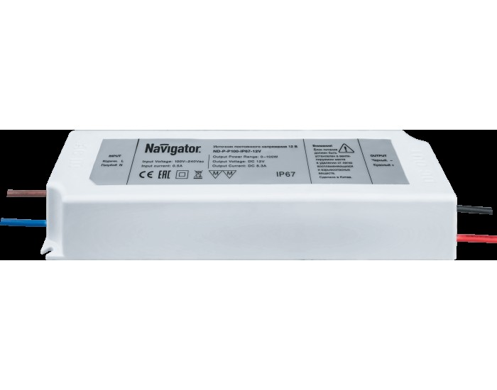 Драйвер Navigator 71 498 ND-P-P100-IP67-12V