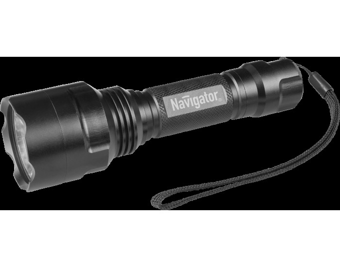 Фонарь Navigator 71 583 NPT-P03-18650 алюм. проф. 1 CREE LEDx10Вт. Акк. 3.7В 2А